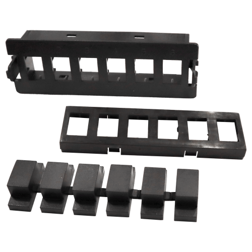 Insert for 6 MPO adapters in place of the MPO cassette